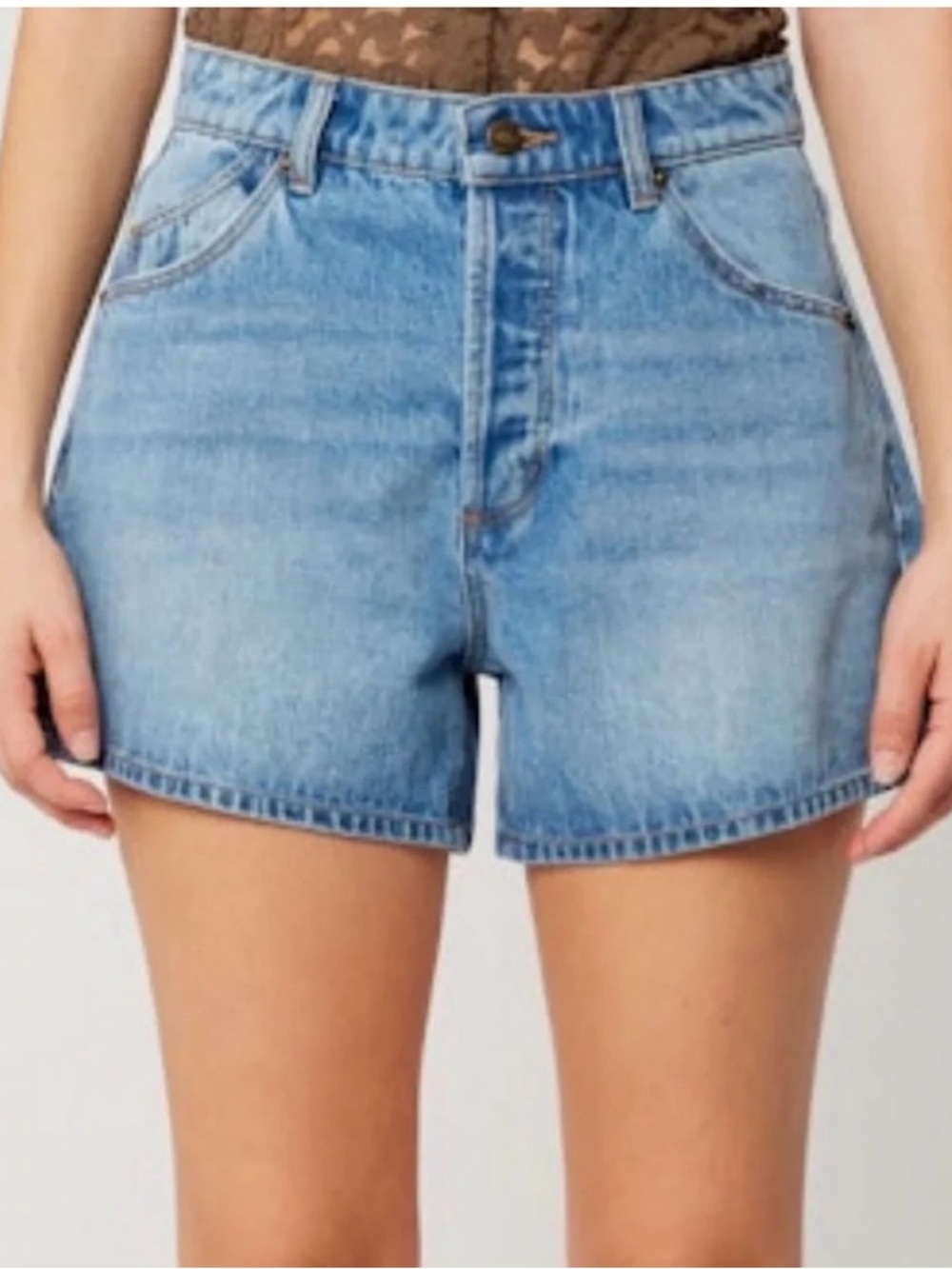 ROLLA'S Light Wash Original Denim Shorts Size 26